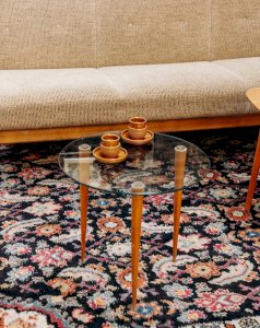 Donna, la table basse ronde en bois N°535