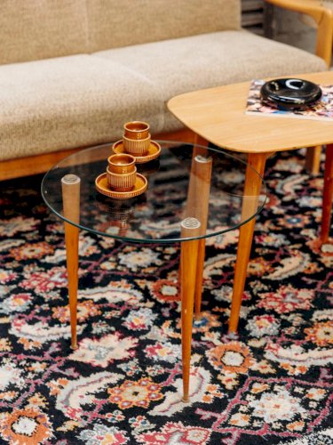 Donna, la table basse ronde en bois N°535