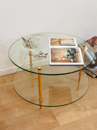 Donna, la table basse ronde en verre N°784