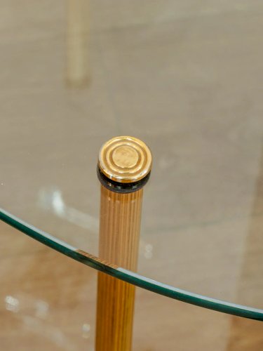 Donna, la table basse ronde en verre N°784