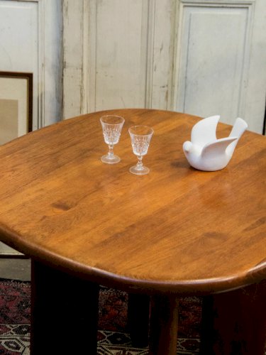 Donna, la table basse tripode en teck N°626