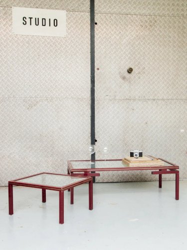 Donna, l'ensemble de tables basses en métal N°154