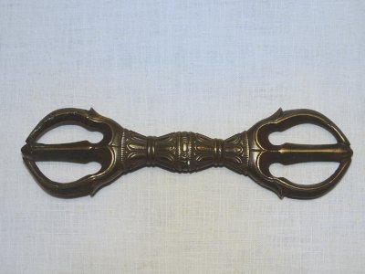 -DORJE BOUDDHISTE INSTRUMENT RITUEL TIBETAIN SYMBOLE SPIRITUEL  XVIII/XIXe