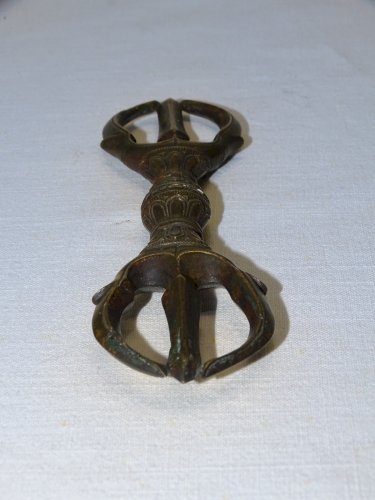 -DORJE BOUDDHISTE INSTRUMENT RITUEL TIBETAIN SYMBOLE SPIRITUEL  XVIII/XIXe