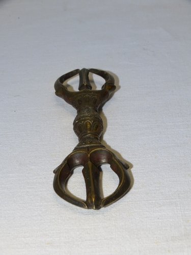 -DORJE BOUDDHISTE INSTRUMENT RITUEL TIBETAIN SYMBOLE SPIRITUEL  XVIII/XIXe