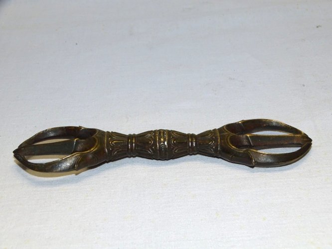 -DORJE BOUDDHISTE INSTRUMENT RITUEL TIBETAIN SYMBOLE SPIRITUEL  XVIII/XIXe