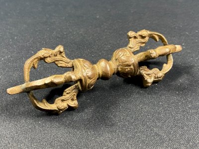 Dorje rituel en bronze bouddhisme Népal Tibet Himalaya Dordje Vajra