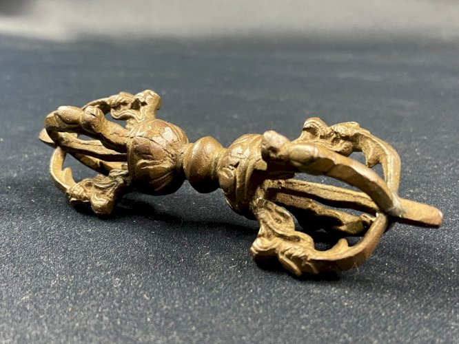 Dorje rituel en bronze bouddhisme Népal Tibet Himalaya Dordje Vajra