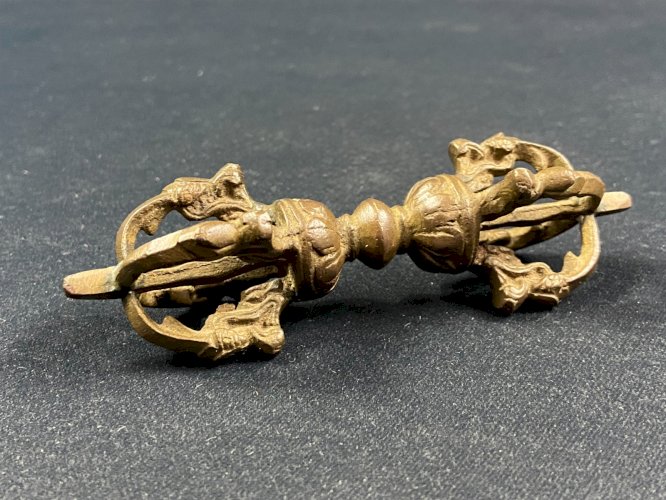 Dorje rituel en bronze bouddhisme Népal Tibet Himalaya Dordje Vajra