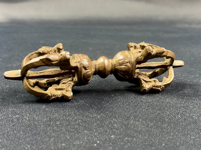 Dorje rituel en bronze bouddhisme Népal Tibet Himalaya Dordje Vajra