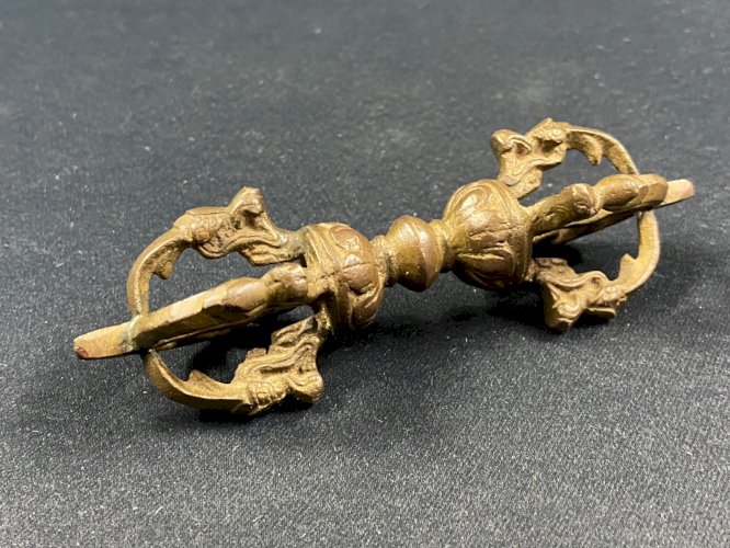 Dorje rituel en bronze bouddhisme Népal Tibet Himalaya Dordje Vajra