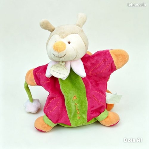 doudou marionnette doudou et campagnie miloo le papillon