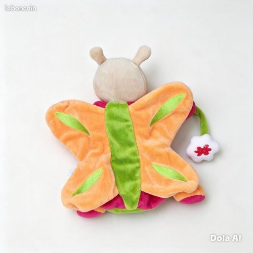 doudou marionnette doudou et campagnie miloo le papillon