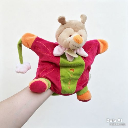 doudou marionnette doudou et campagnie miloo le papillon