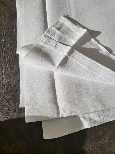 DRAP ANCIEN AJOURE EN METIS  DE 320 X 200 N° 27