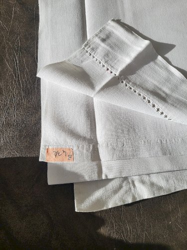 DRAP ANCIEN AJOURE EN METIS  DE 320 X 200 N° 27