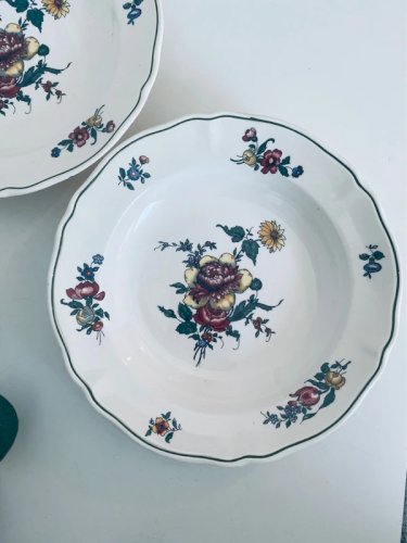 Duo Assiettes Creuses Villeroy & Boch Alt Straßburg 23,5cm Vintage