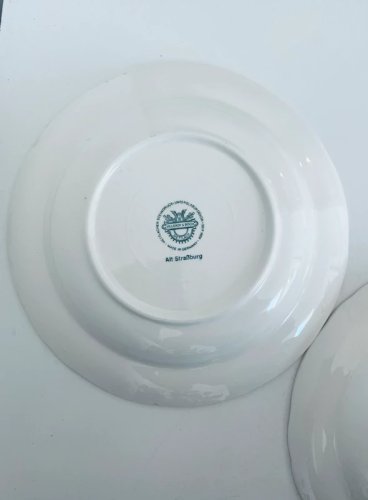 Duo Assiettes Creuses Villeroy & Boch Alt Straßburg 23,5cm Vintage