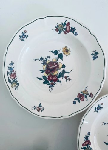 Duo Assiettes Creuses Villeroy & Boch Alt Straßburg 23,5cm Vintage