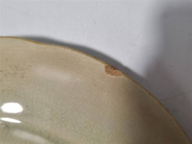 Duo d’assiettes en barbotine