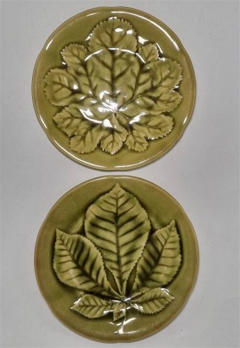 Duo d’assiettes en barbotine