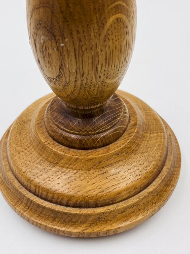 Duo de bougeoirs en bois