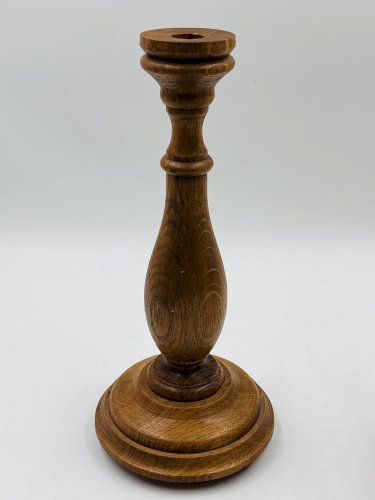 Duo de bougeoirs en bois