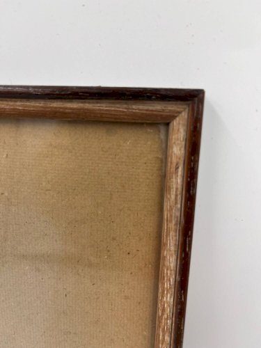 Duo de cadres en bois fin