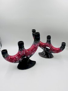 Duo of Vallauris candlesticks