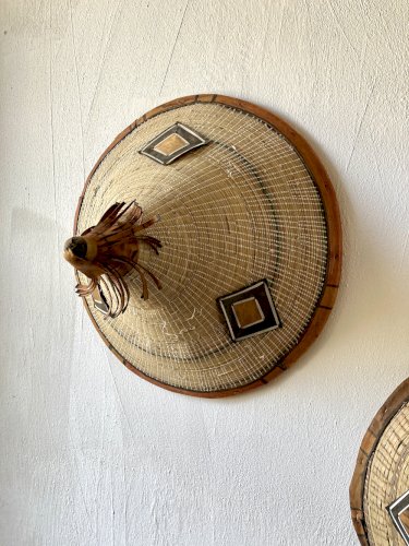 Duo de chapeaux traditionnels Peuls (Tingandé), Afrique de l'Ouest