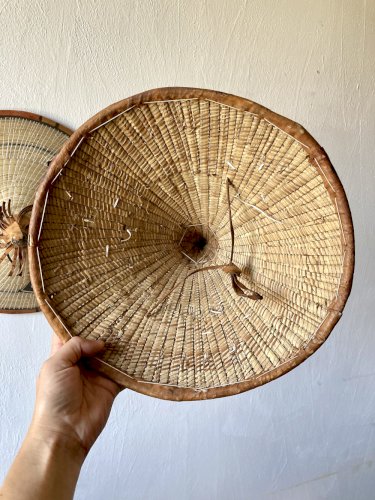 Duo de chapeaux traditionnels Peuls (Tingandé), Afrique de l'Ouest