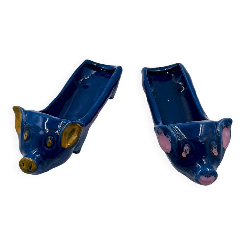 Duo de cochons Vallauris