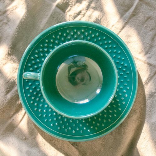 Duo de tasses signées Geneviève Lethu collection Grains de Riz