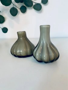 Duo of Glass Bud Vases – Ulysses Garden