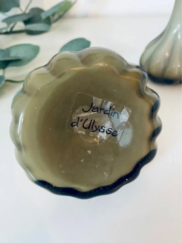 Duo de Vases Soliflores en Verre – Jardin d’Ulysse