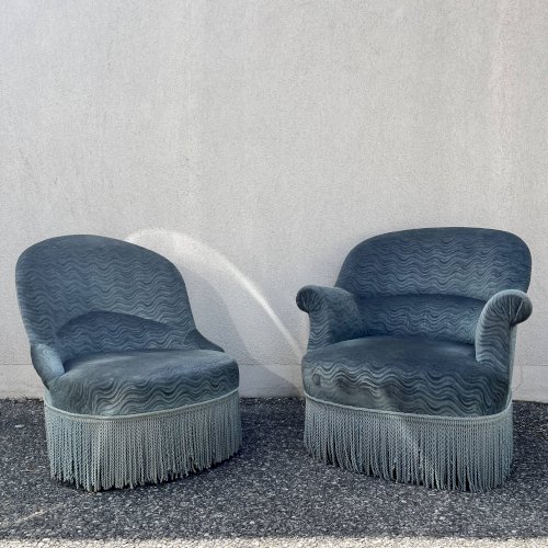 Duo fauteuils crapaud
