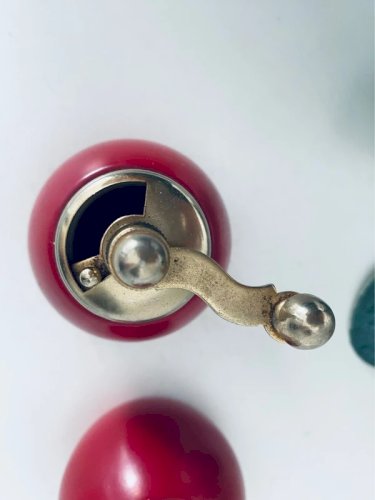 Duo Salière & Moulin à Poivre Vintage - Rouge Pop Made in Italy