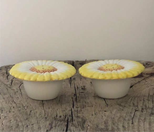 Duo sel/poivre en forme de fleurs