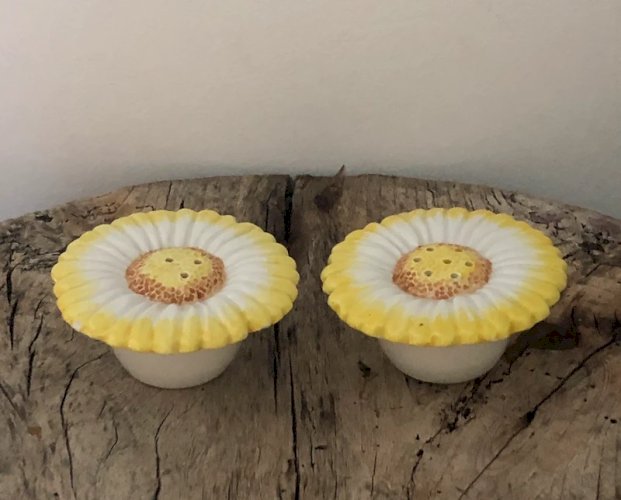 Duo sel/poivre en forme de fleurs