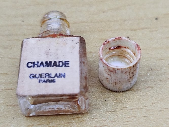 miniature ancienne échantillon Guerlain, Chamade, vrai ou faux ! 