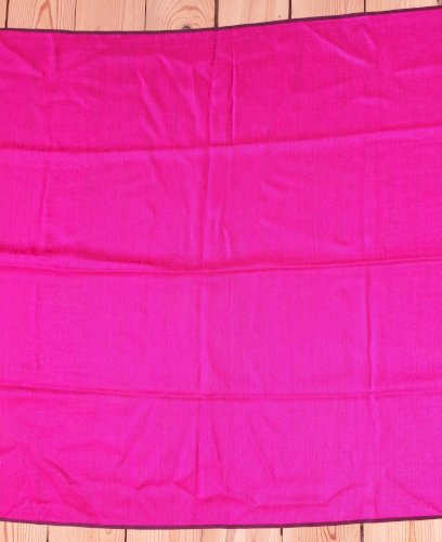 Echarpe douce 165 X 70 rose aux motifs de roses