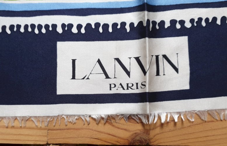 Echarpe Lanvin 138 cm pure soie