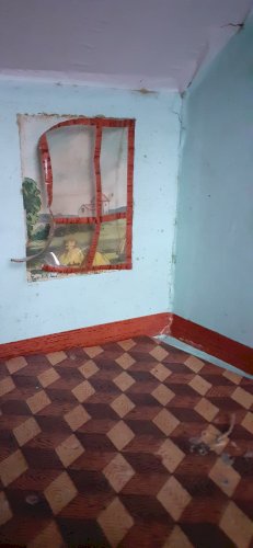 Ecole communale maison de poupée diorama 1900 ? pupitre balançoire