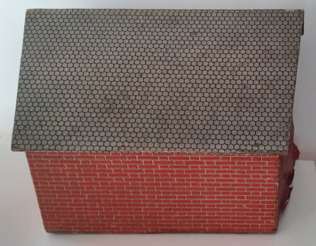 Ecole communale maison de poupée diorama 1900 ? pupitre balançoire