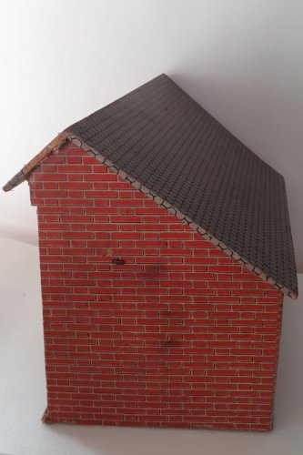 Ecole communale maison de poupée diorama 1900 ? pupitre balançoire