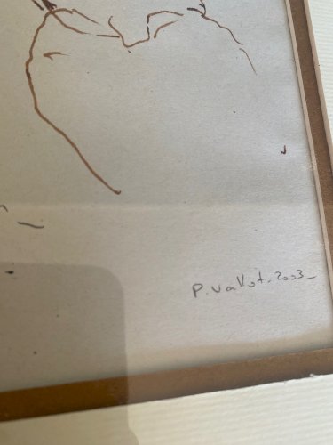 Ecole orientaliste moderne, dessins signé P. Vallot. 2003.
