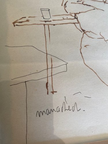Ecole orientaliste moderne, dessins signé P. Vallot. 2003.