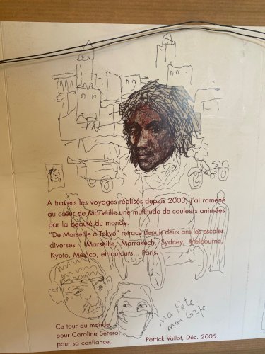 Ecole orientaliste moderne, dessins signé P. Vallot. 2003.