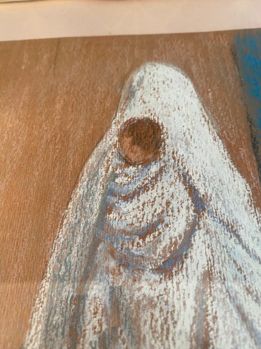 Ecole orientaliste moderne, paire de pastels. Signées. Encadrées et sous verre.