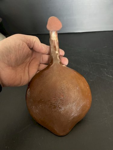 ecuelle vide poche terre cuite vernissée signé P du Cabirou  Aude Languedoc